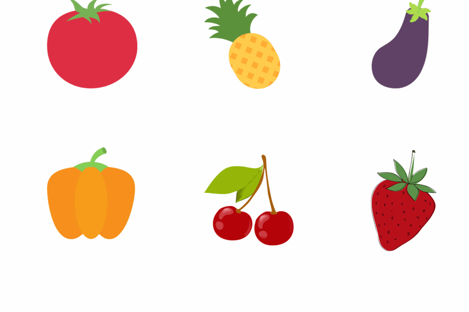 Identify Fruit And Vegetable Worksheet For Preschool Kidpid