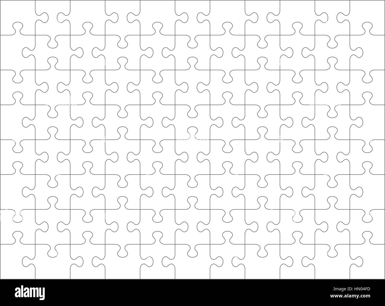 8x11 puzzle template