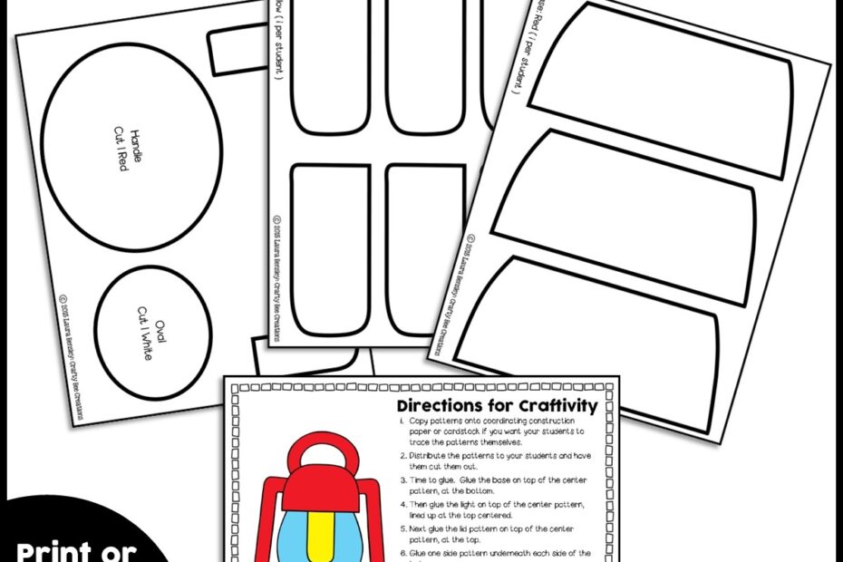 Lantern Craft Camping Craft Activity Camping Theme Activities Summer