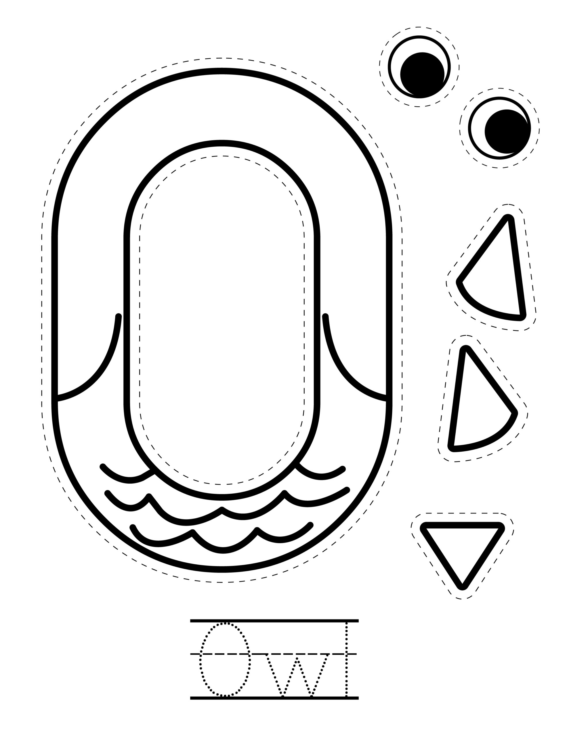 Letter O Craft Owl Activity Homeschooling Preschool