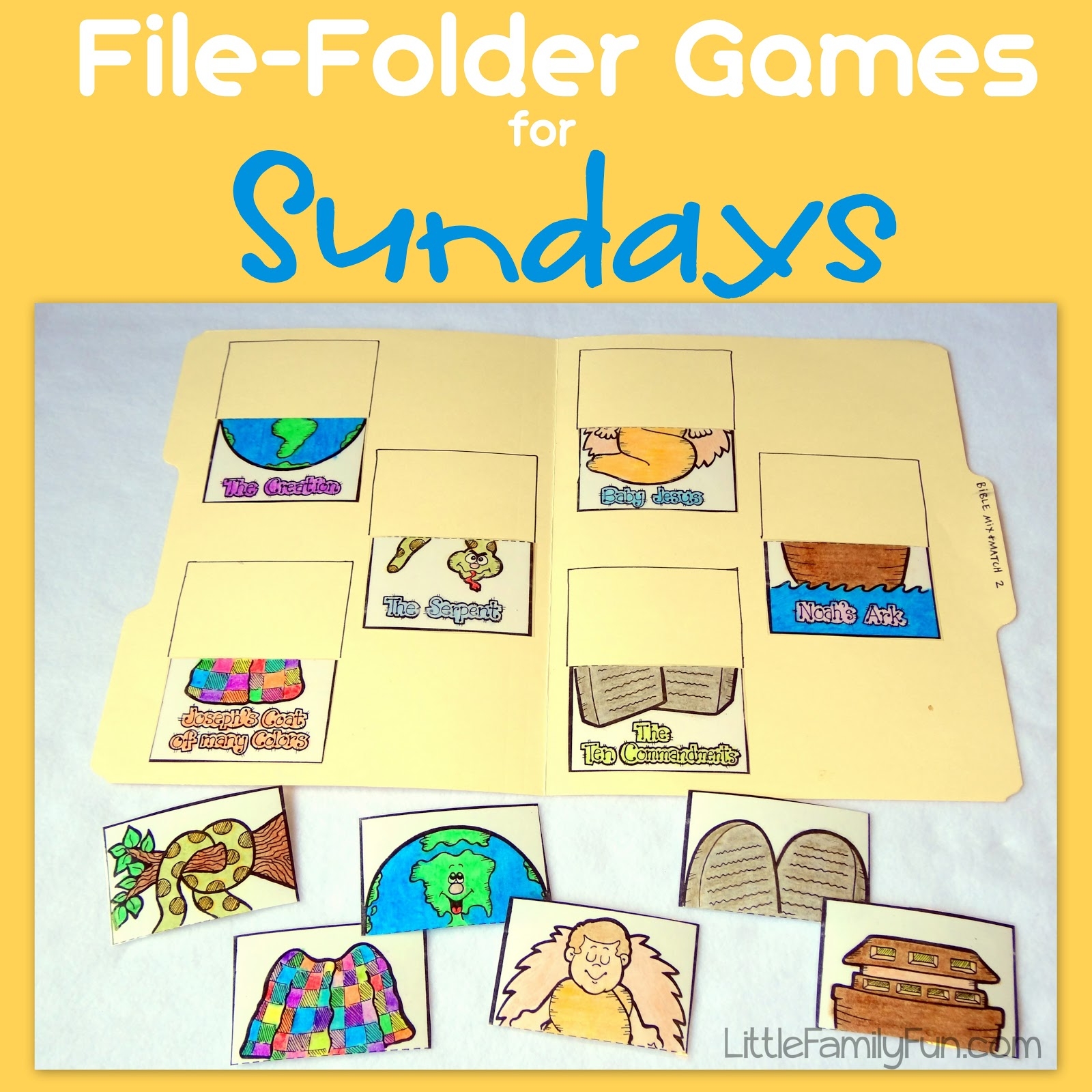 free online printable file folder games