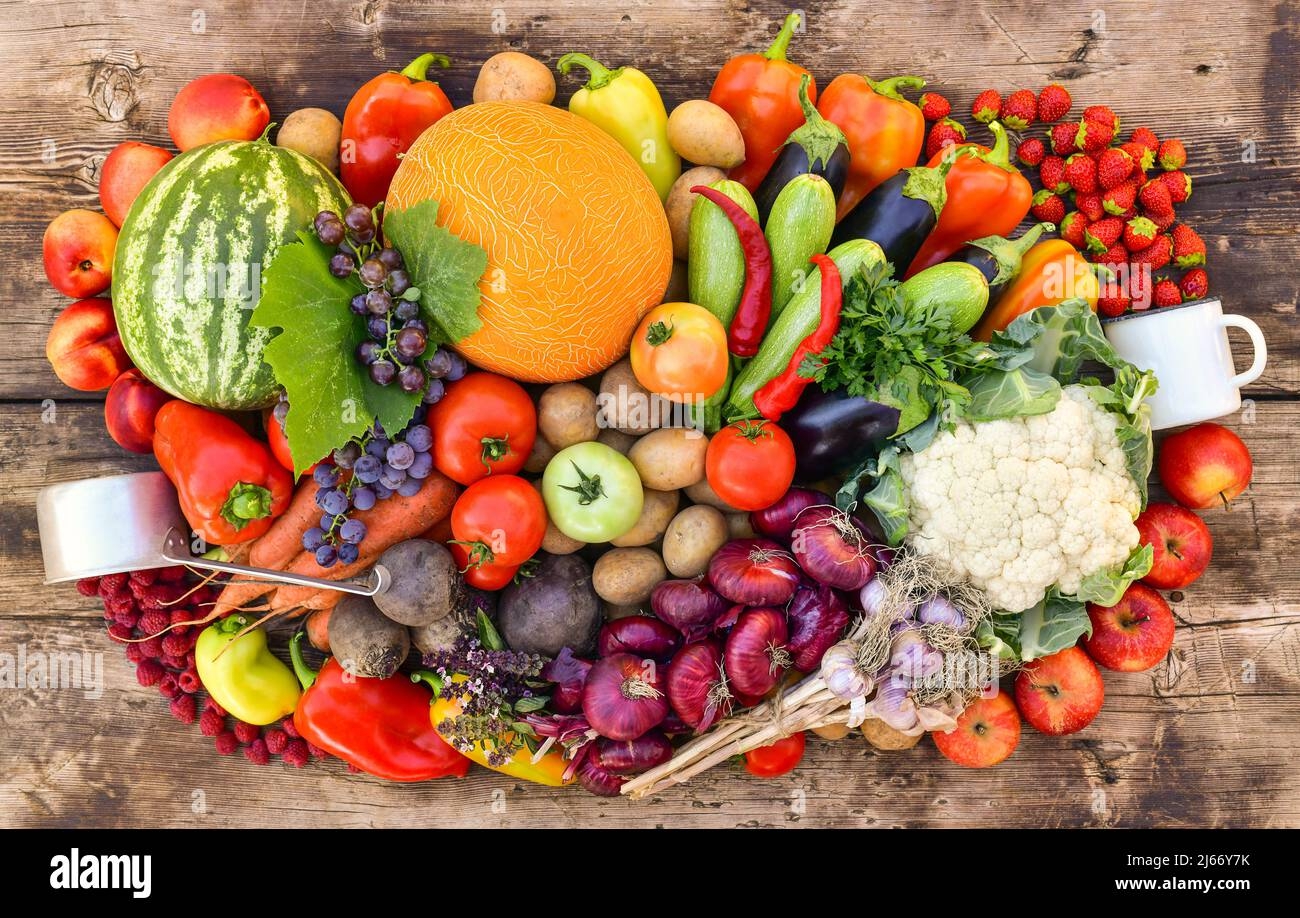 Multi Colored Fruits And Vegetables Hi res Stock Photography And 