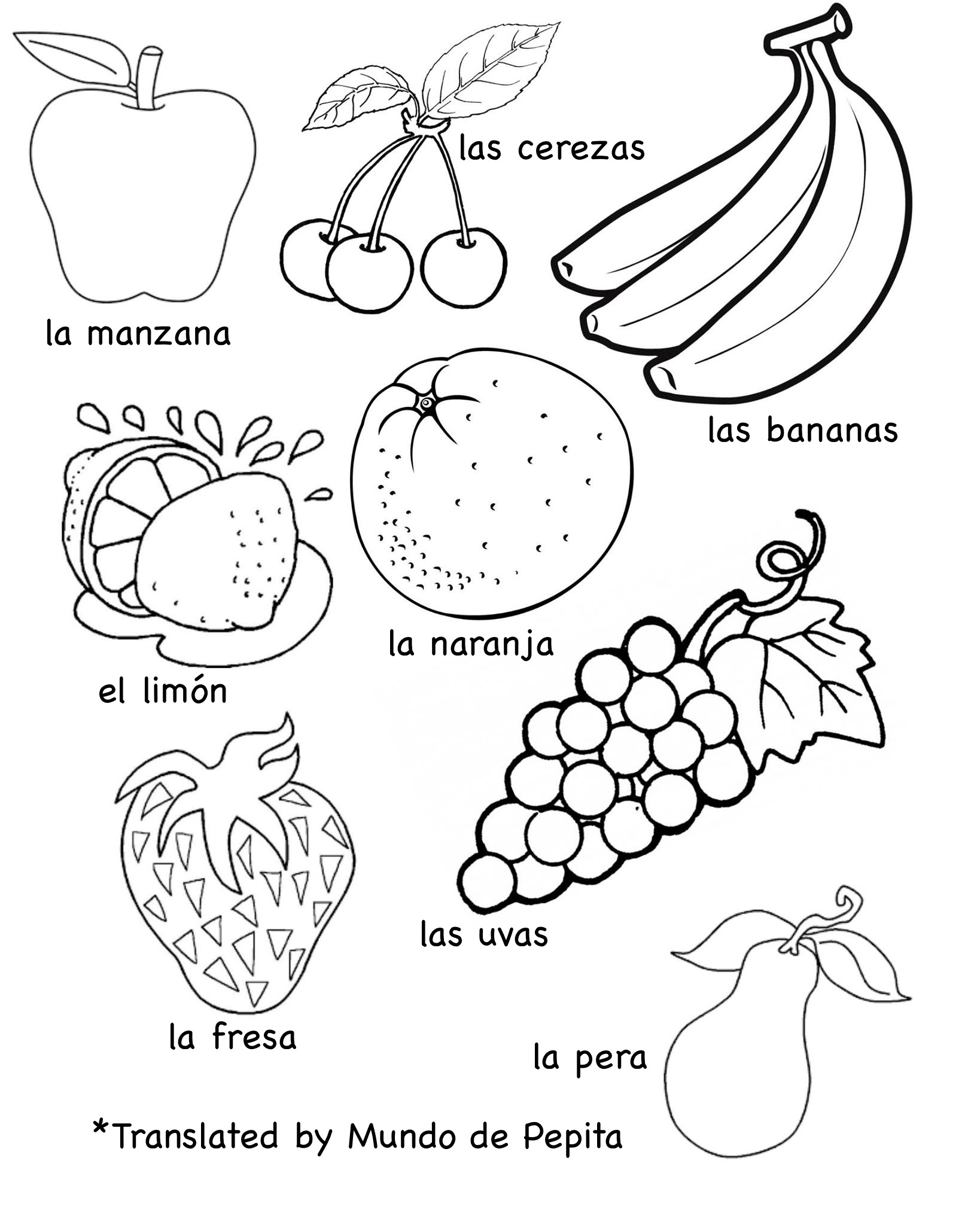 Multilingual Printables Fruits And Vegetables In 7 Languages