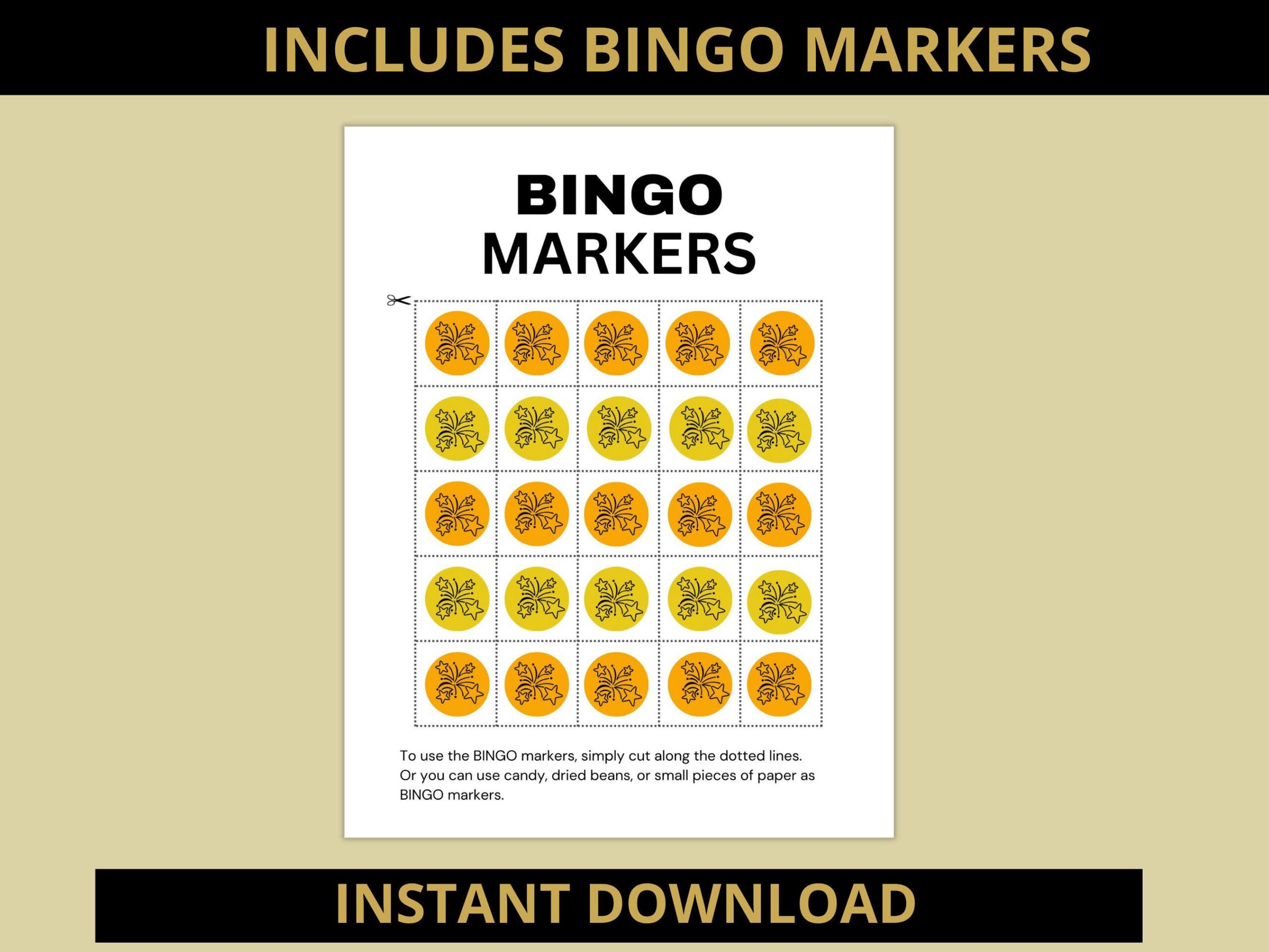 New Year s Eve Bingo Game Printable New Years Bingo Game Family 