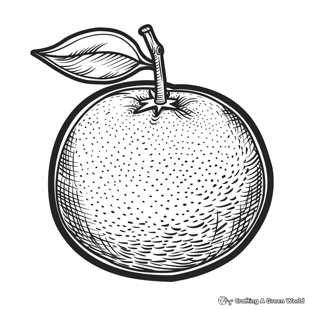 Orange Coloring Pages Free U0026 Printable 