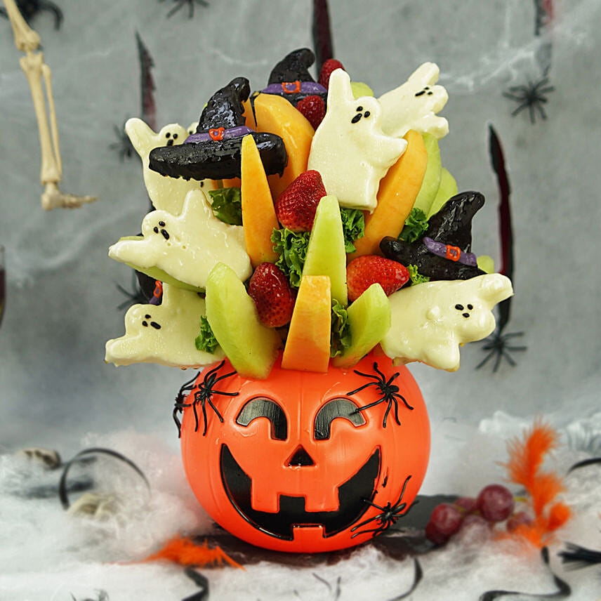 Order Witches And Ghost Fruit Bouquet Online Same Day Delivery UAE Fnp ae