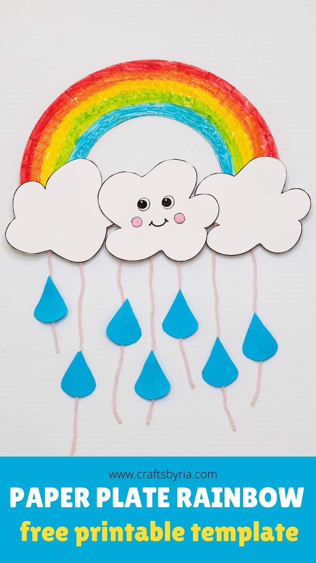 printable rainbow craft template