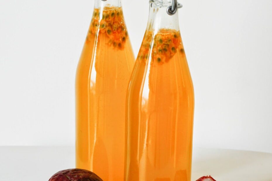 Passionfruit Kombucha Tea