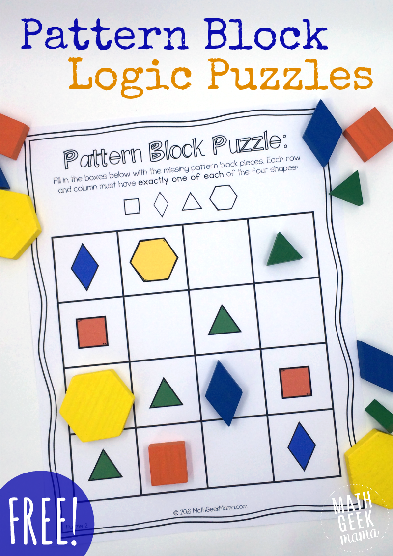 blank logic puzzle template