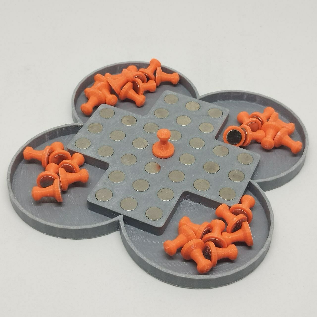  PEG Solitaire 3D Printable Magnetic Solitaire Game With 