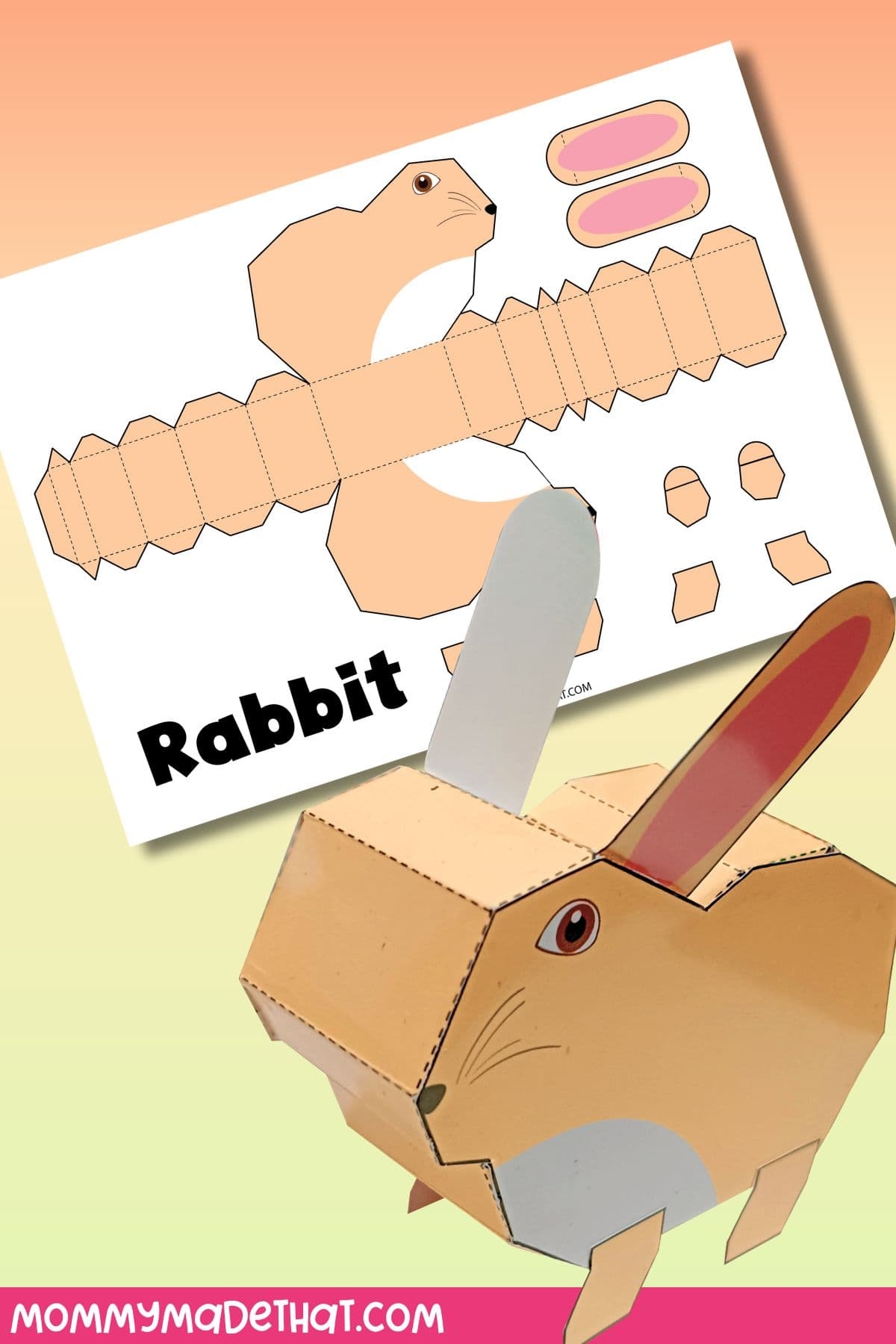 paper craft template printable