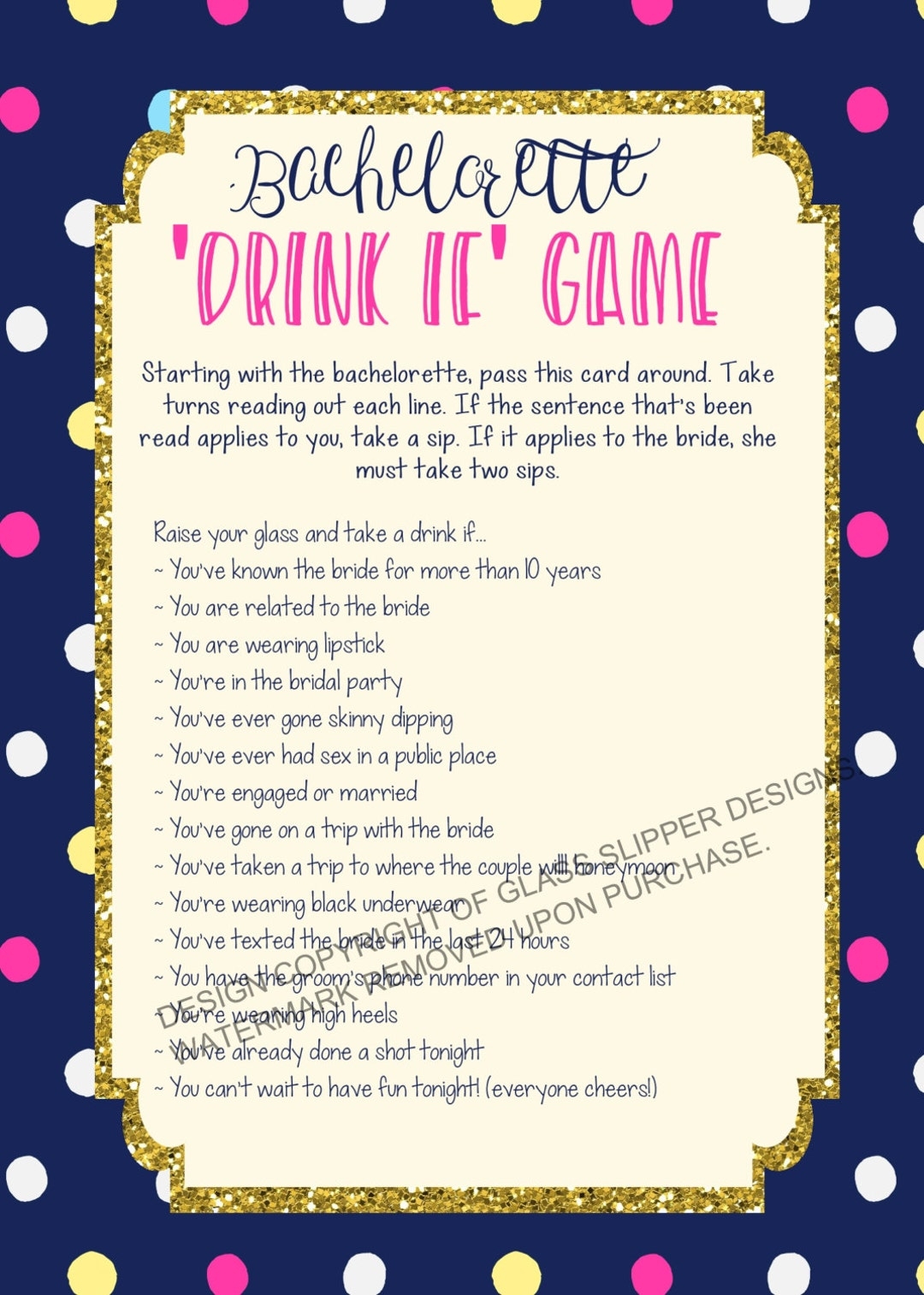 free printable bachelorette drinking games