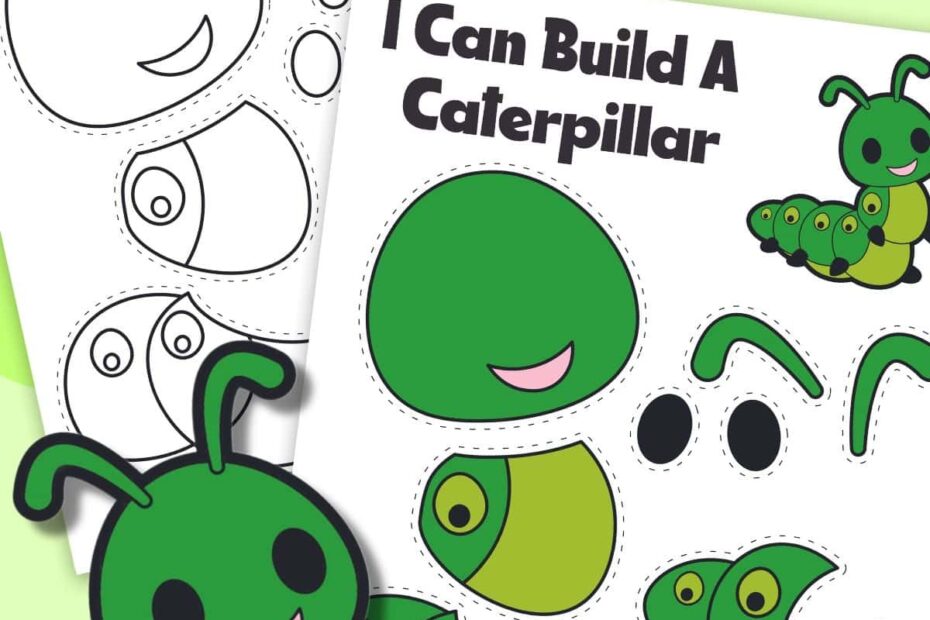 Printable Caterpillar Craft With Free Template