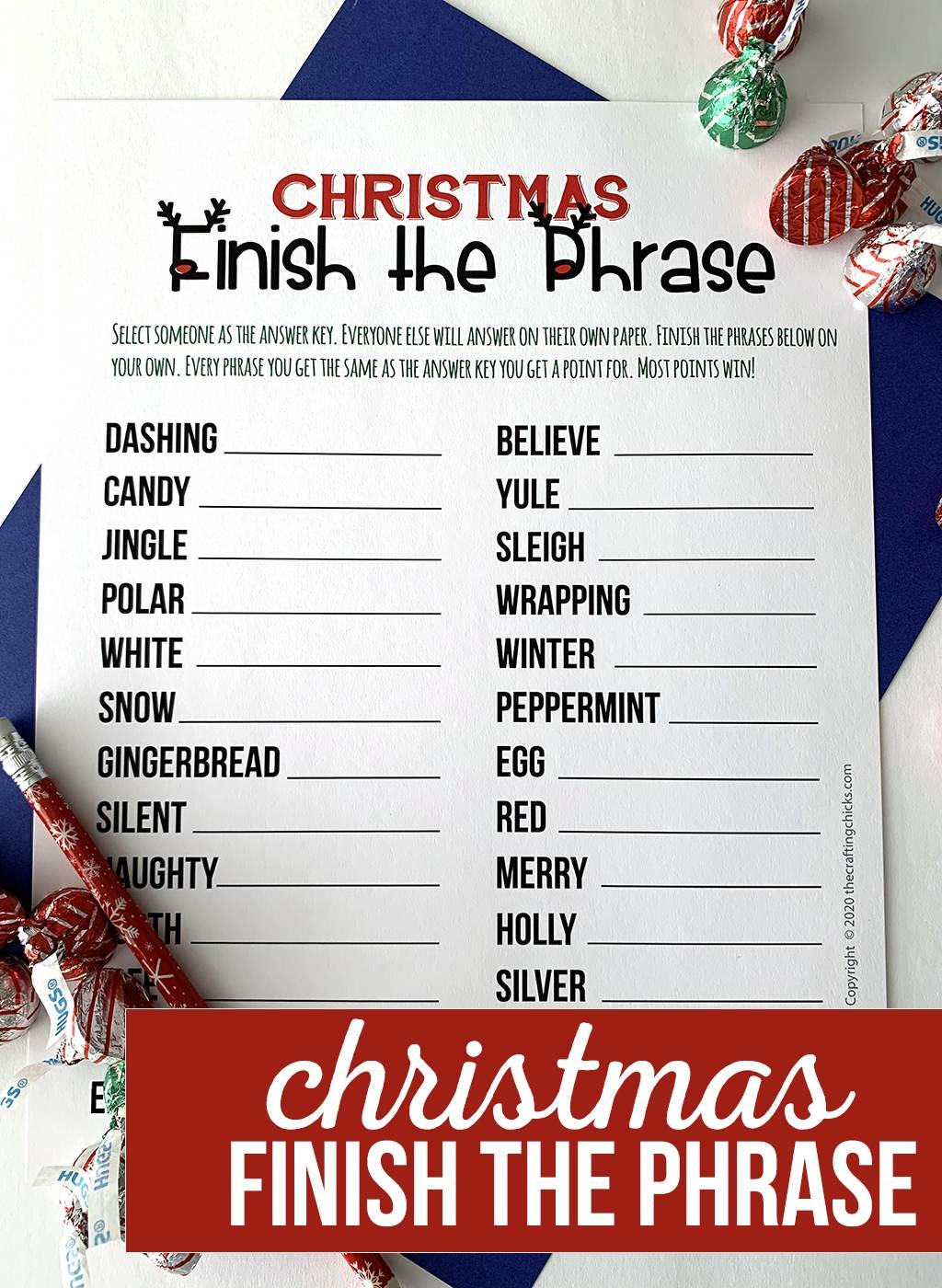 free printable adult christmas games with answers