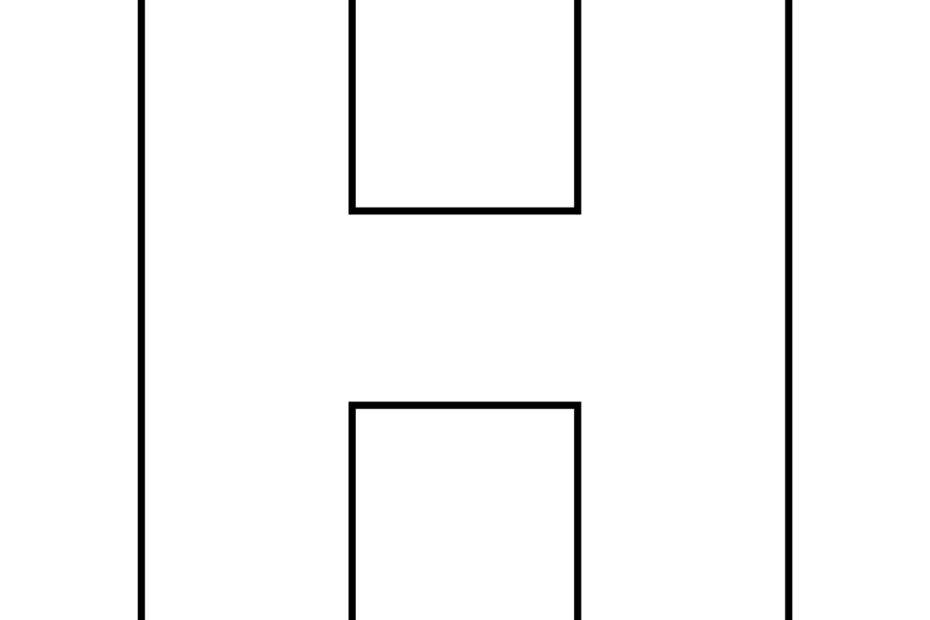 Printable Letter H Grab The Free Template