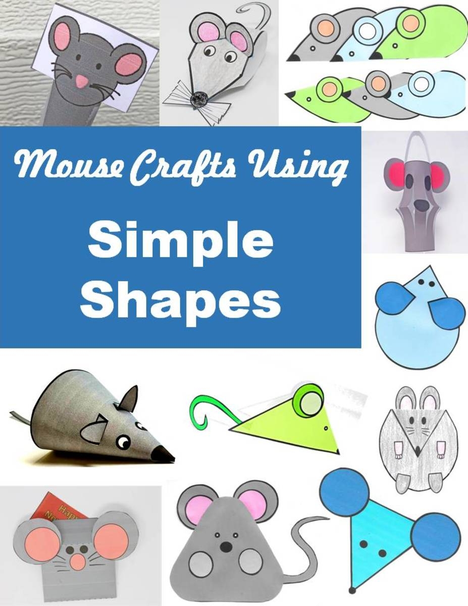Printable Mouse Patterns With Simple Shapes For Kids Crafts HubPages