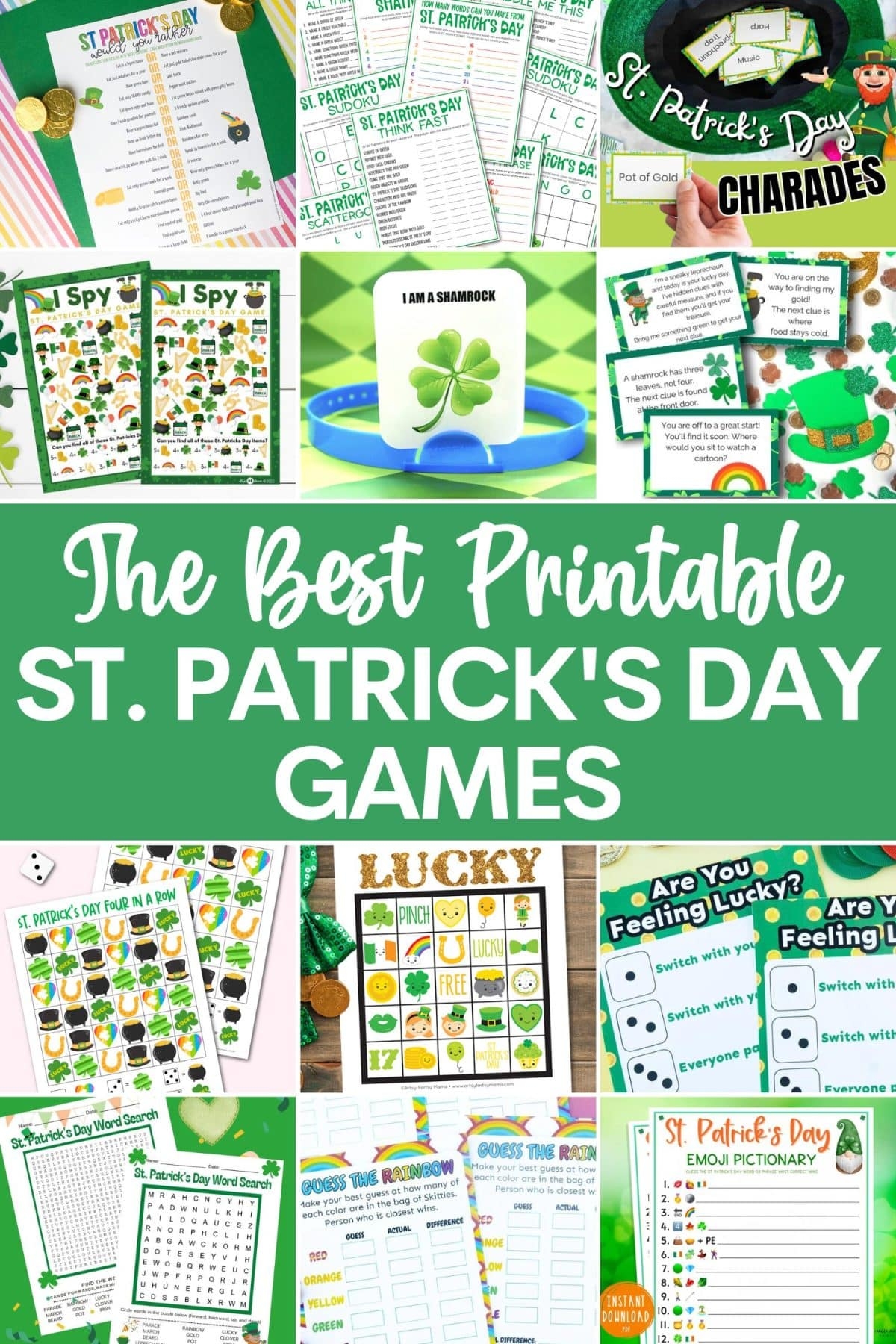 Printable St Patrick s Day Games Kara Creates