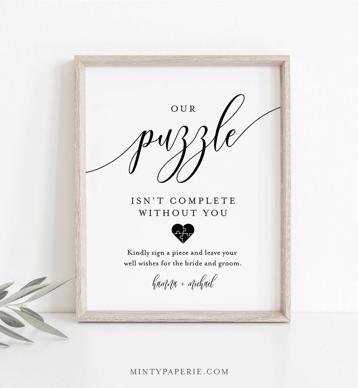 8 x 10 puzzle template