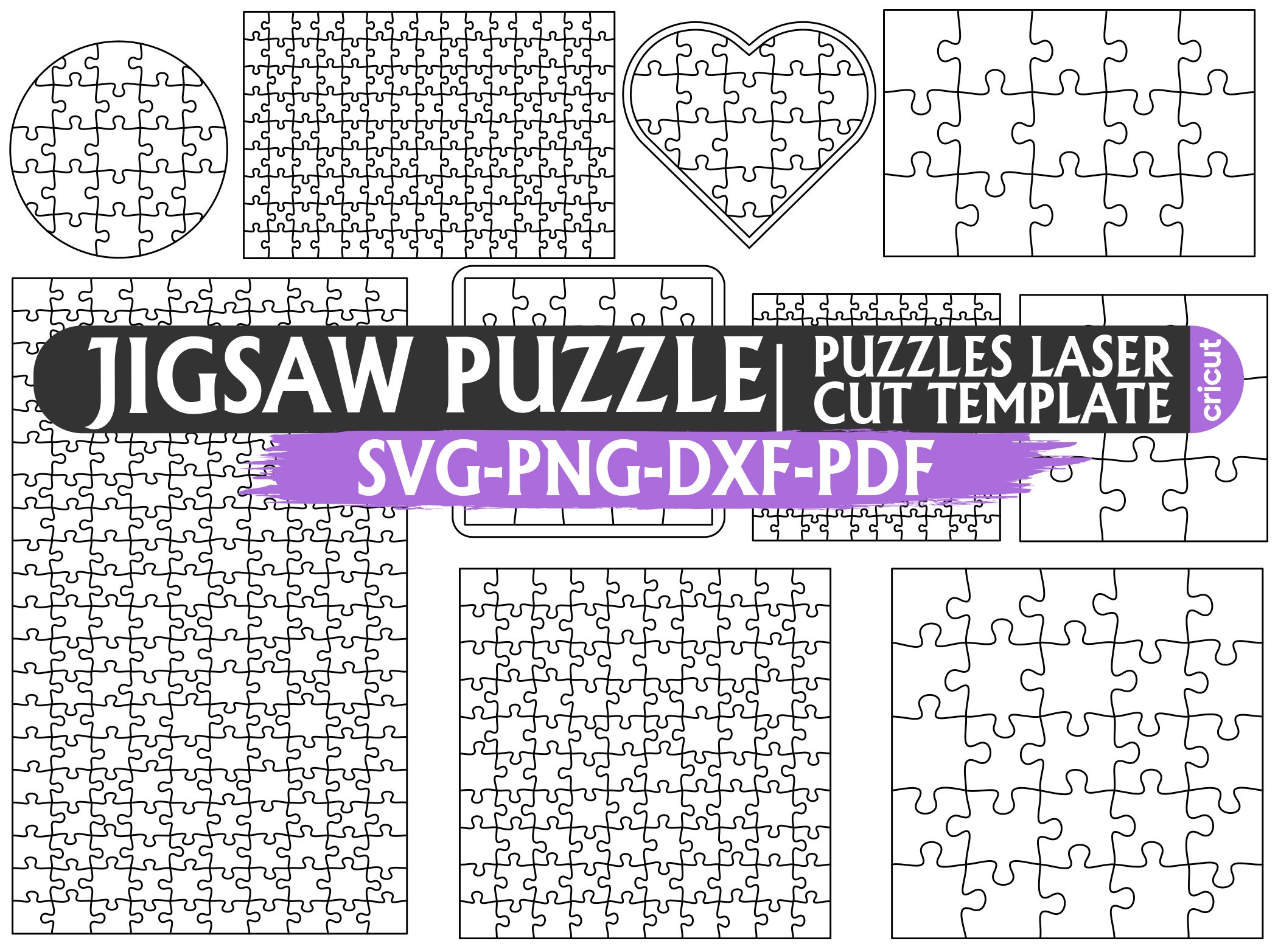 cricut jigsaw puzzle template