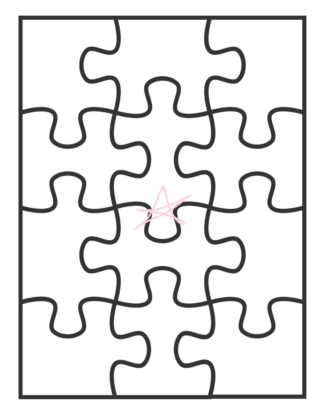 8 1 2 x 11 puzzle template