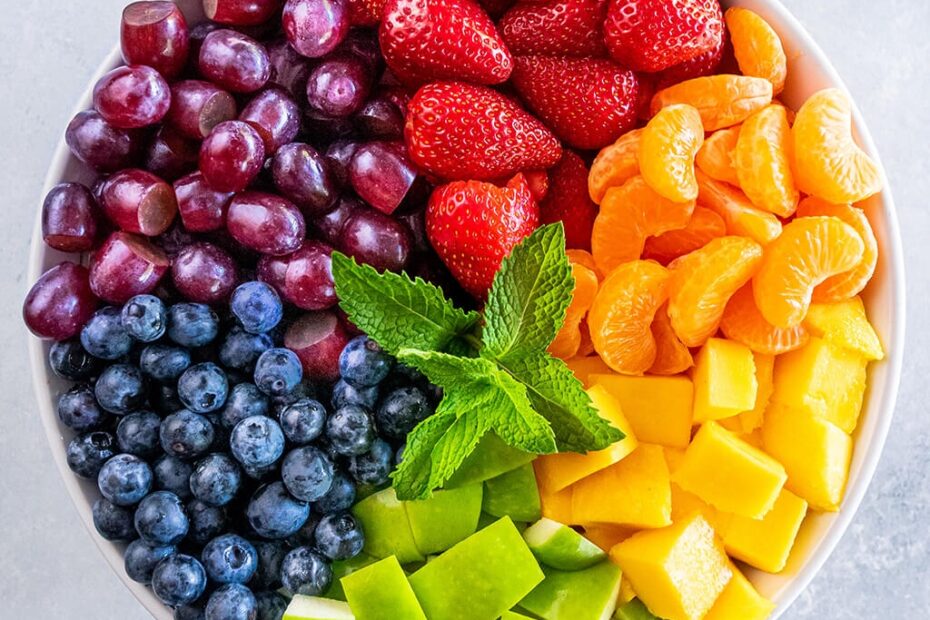 Rainbow Fruit Salad