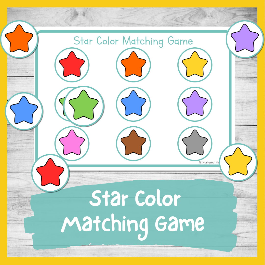 free matching games for preschoolers printable