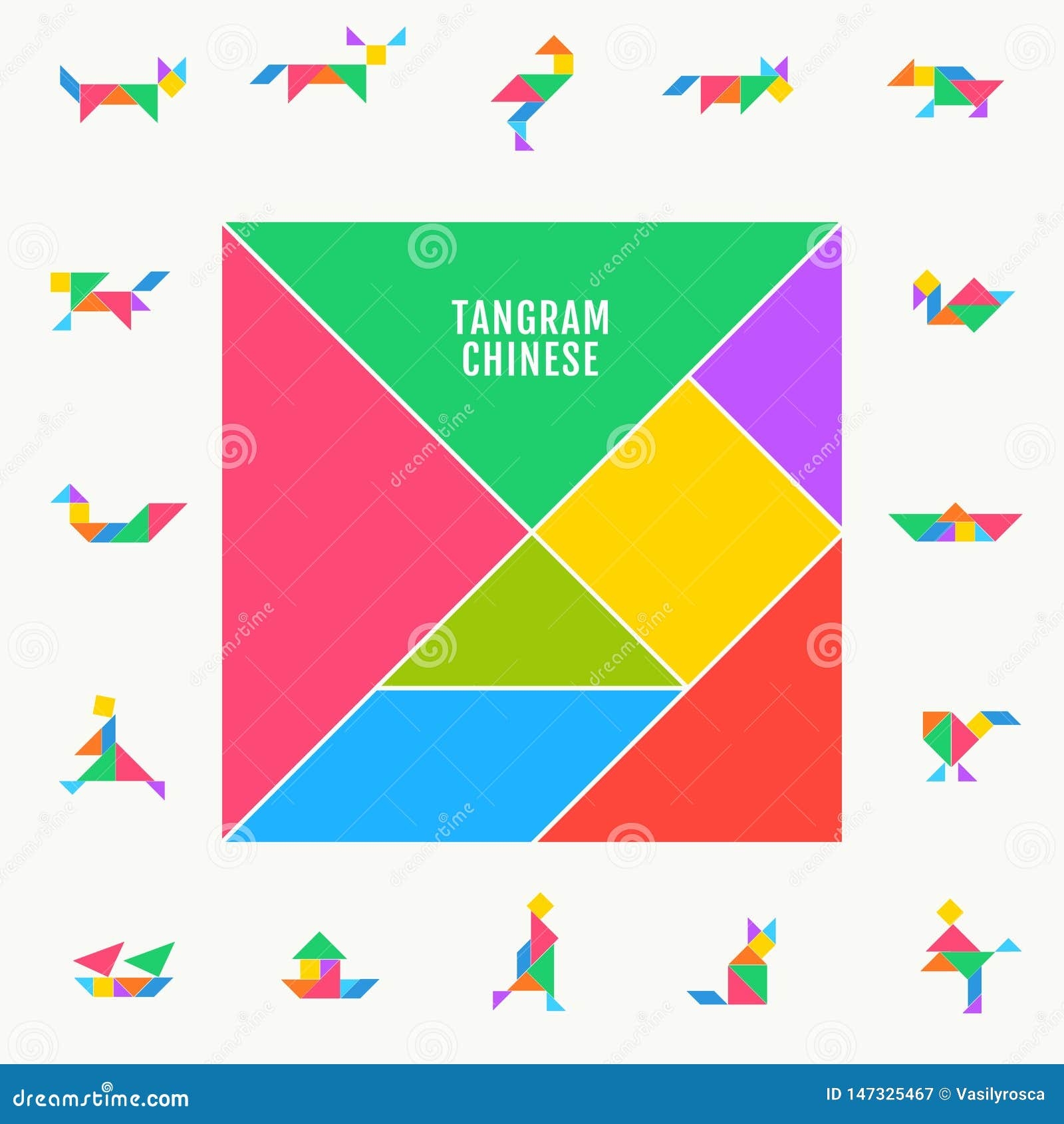 chinese tangram puzzle template