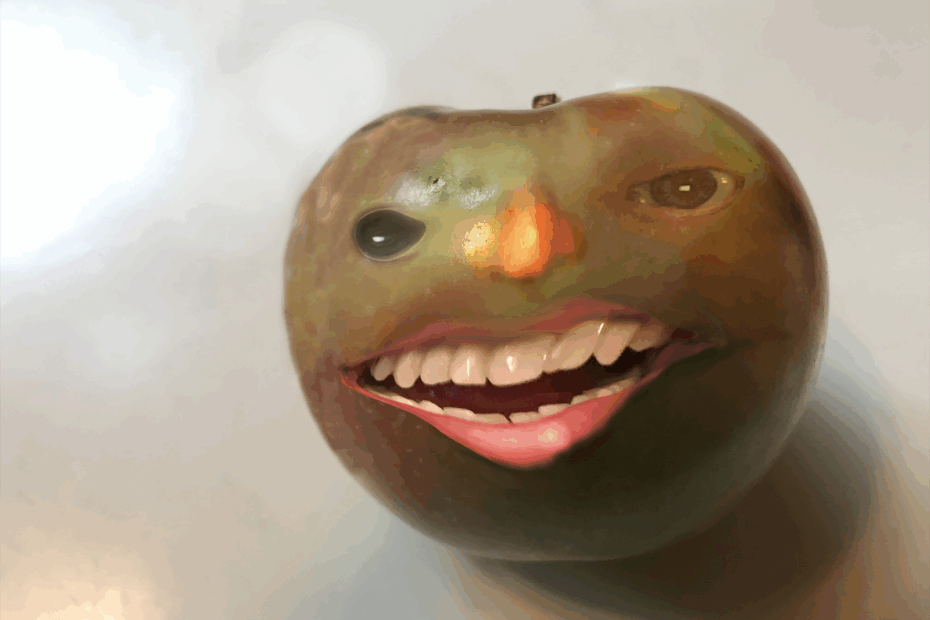 The Helpful Art Teacher Fruit With Faces Photoshop Lesson