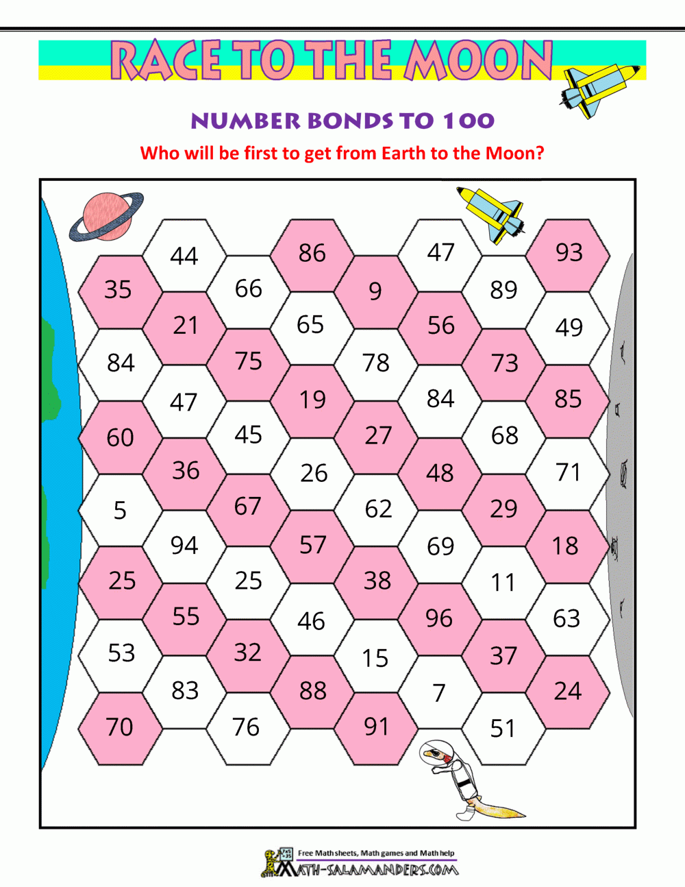 Third Grade Math Games Worksheets Library