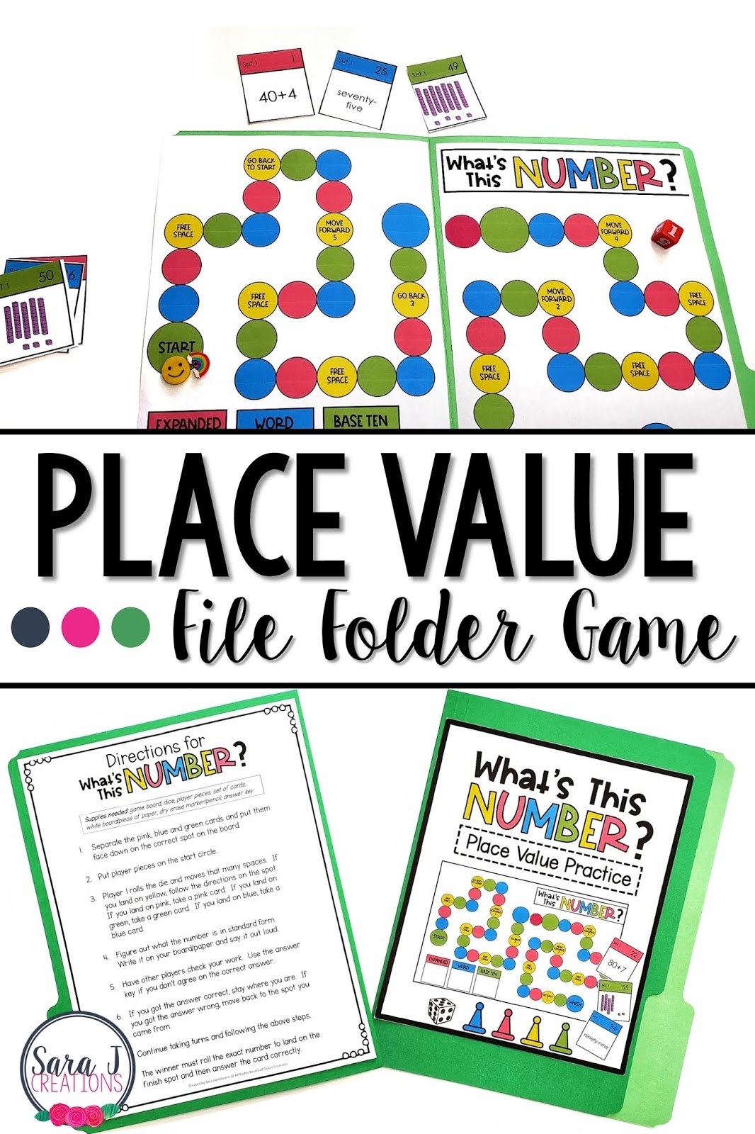 Using Printable File Folder Games For Learning Fun Sara J Creations