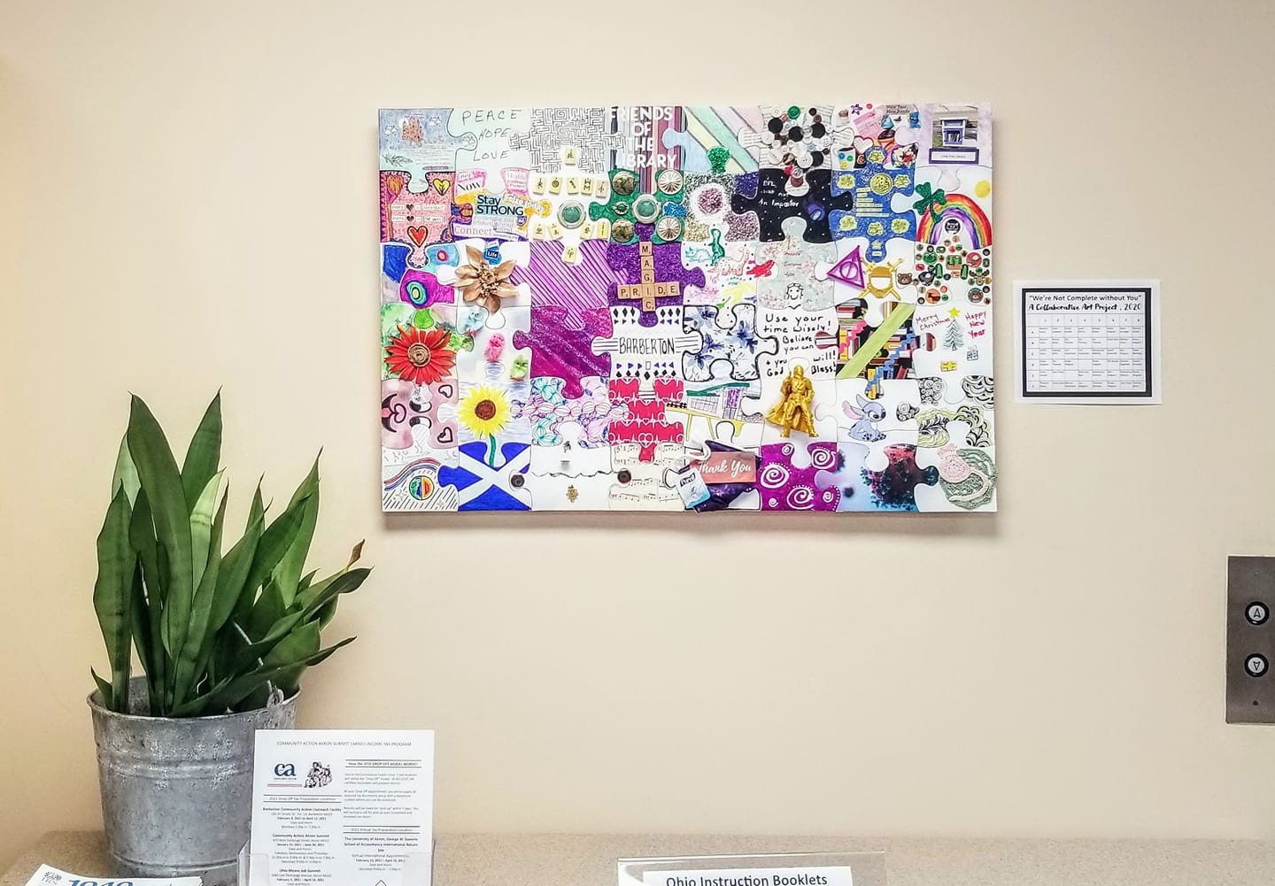 collaborative puzzle template