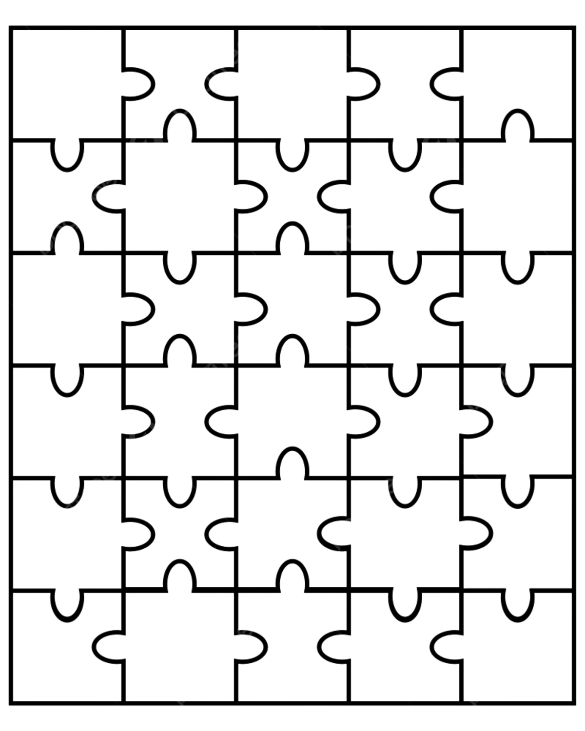 adobe illustrator puzzle template