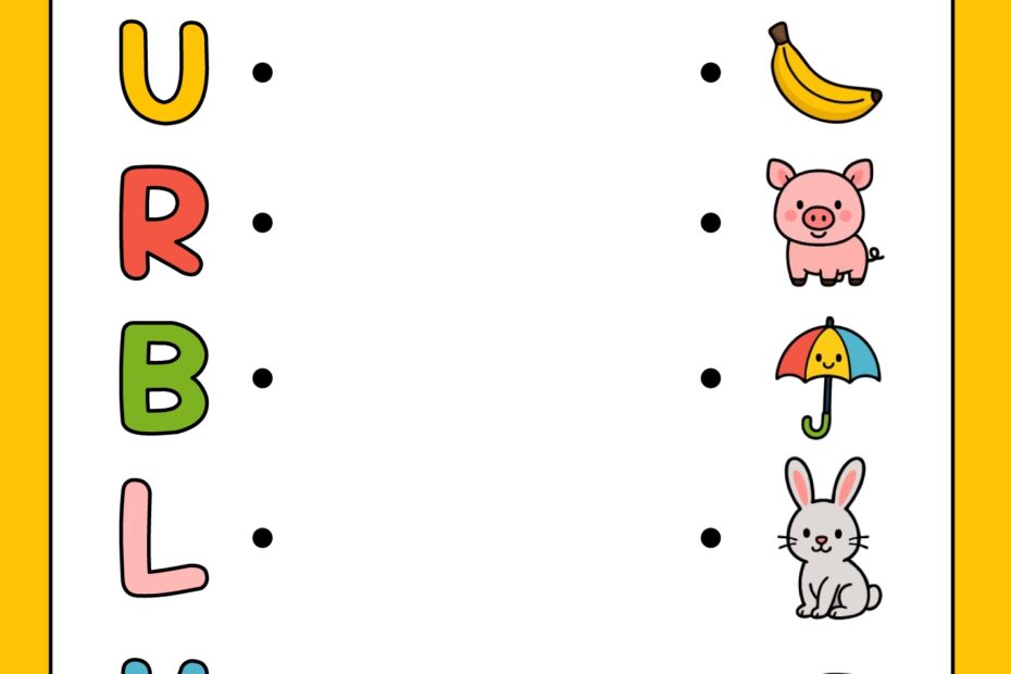 Beginner Kindergarten Alphabet Worksheet Free Google Docs Template