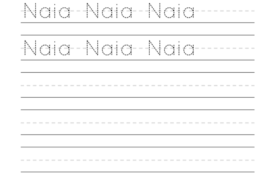 Free Name Tracing Generator Printable Name Writing Practice