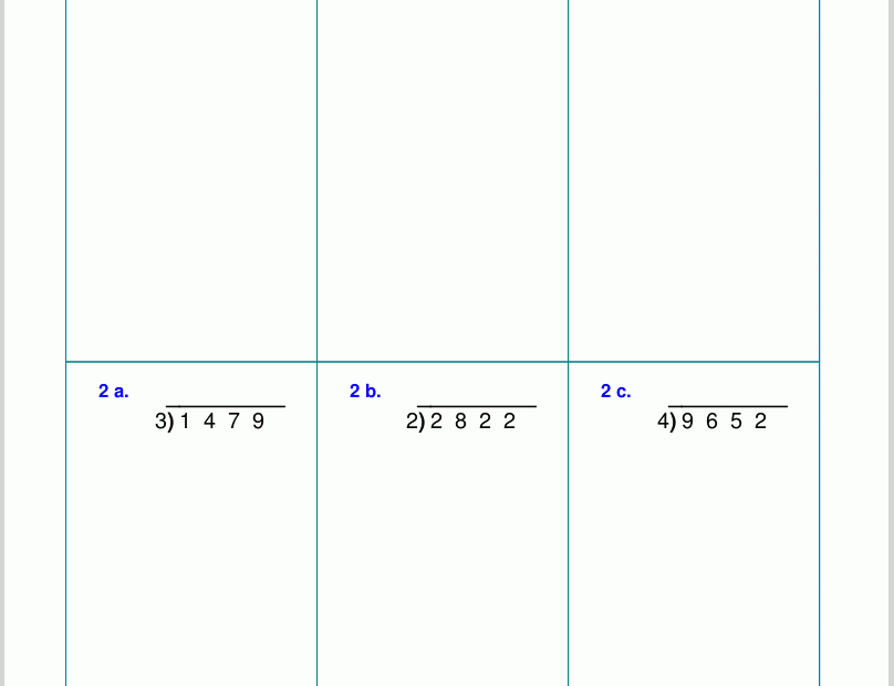 Long Division Worksheets For Grades 4 6