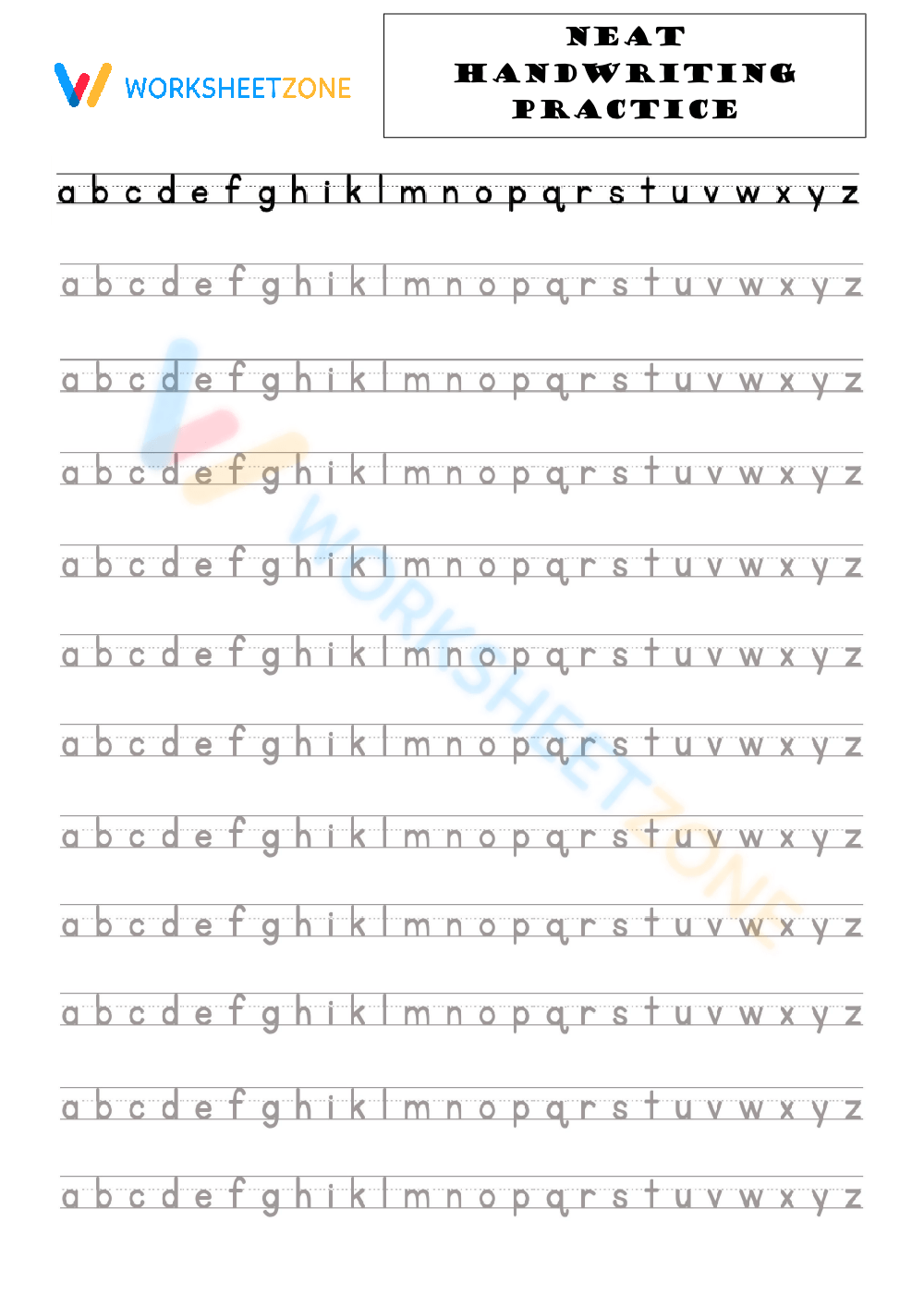 Neat Handwriting Worksheets Cleaner Writing Starts Here Neat Handwriting Worksheets Cleaner Writing Starts Here